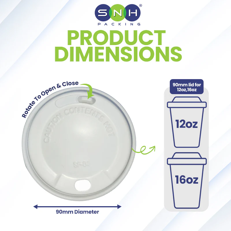 Paper Cup Lid UAE - 90mm Slider Lock - Image 6