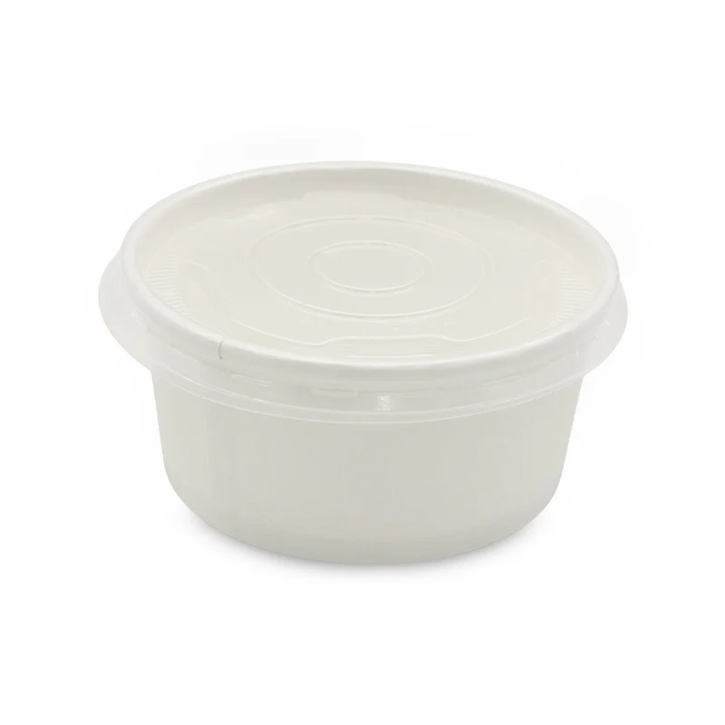 Paper Ice Cream Cups UAE - White with Lid - Image 18