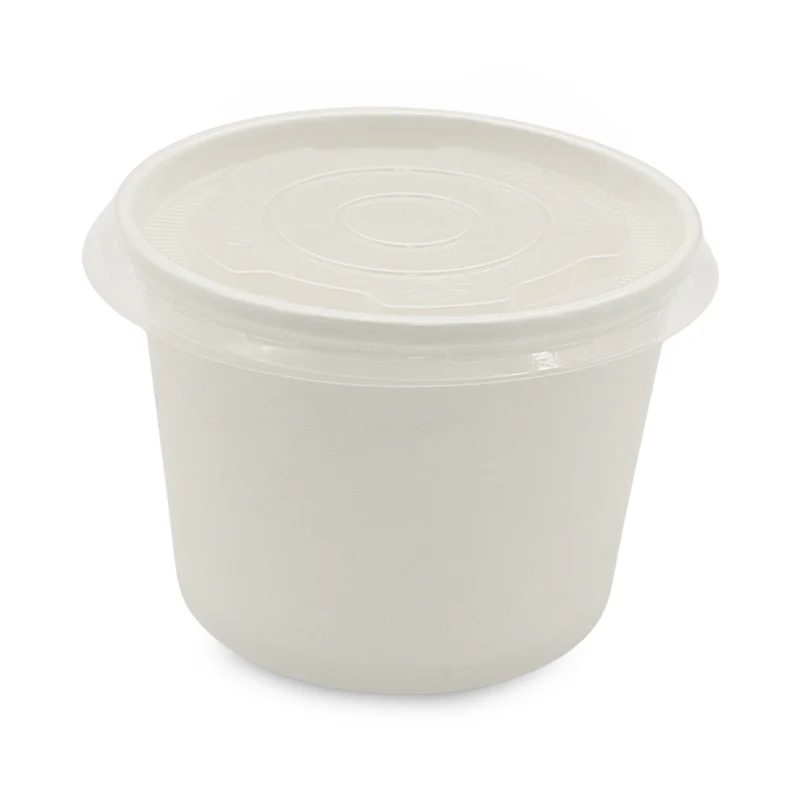 Paper Ice Cream Cups UAE - White with Lid - Image 26