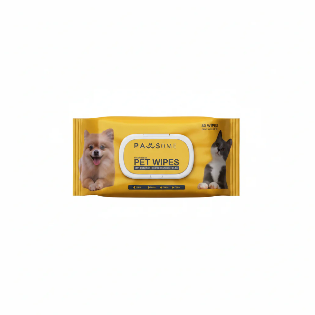 Pawsome Pet Wipes (80 Sheets)- Paraben & Alcohol Free