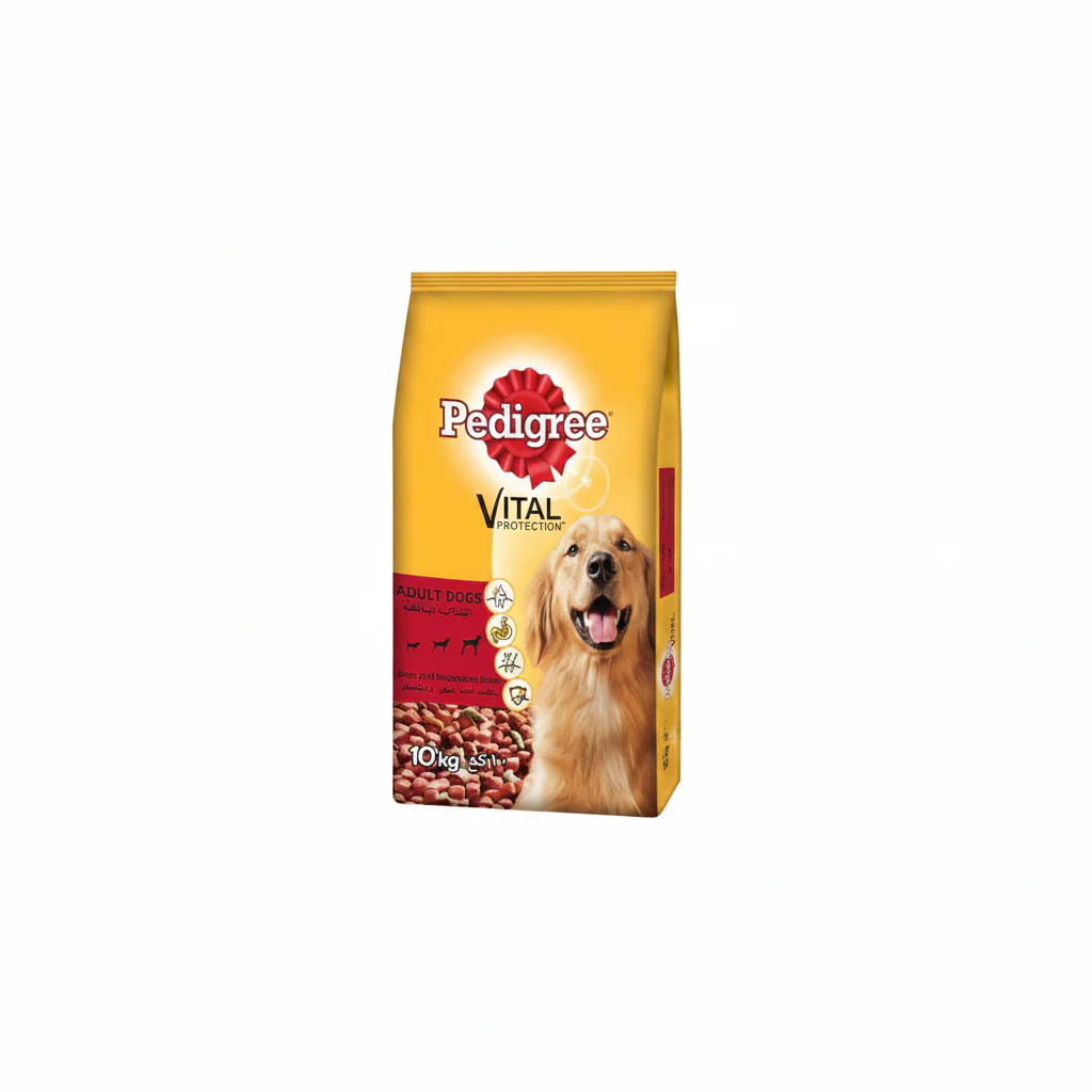 Pedigree Beef & Vegetables Adult Dry Dog Food 3KG