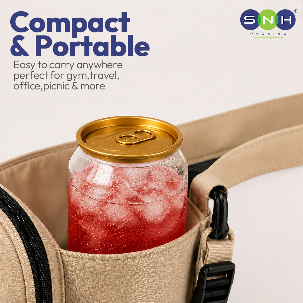 PET Can Clear Round with Gold Lid UAE - 55mm Dia | Compatible with Sealing Machines - Image 7