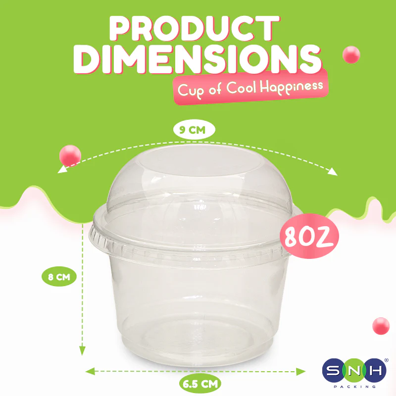 PET Dessert Cups UAE SD15 & SD20 With Lid - Image 6