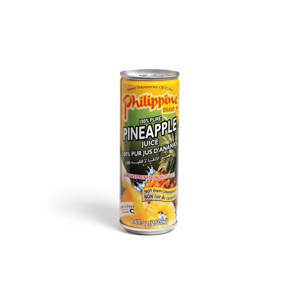 Philippine Brand 100% Pure Pineapple Juice 250ml