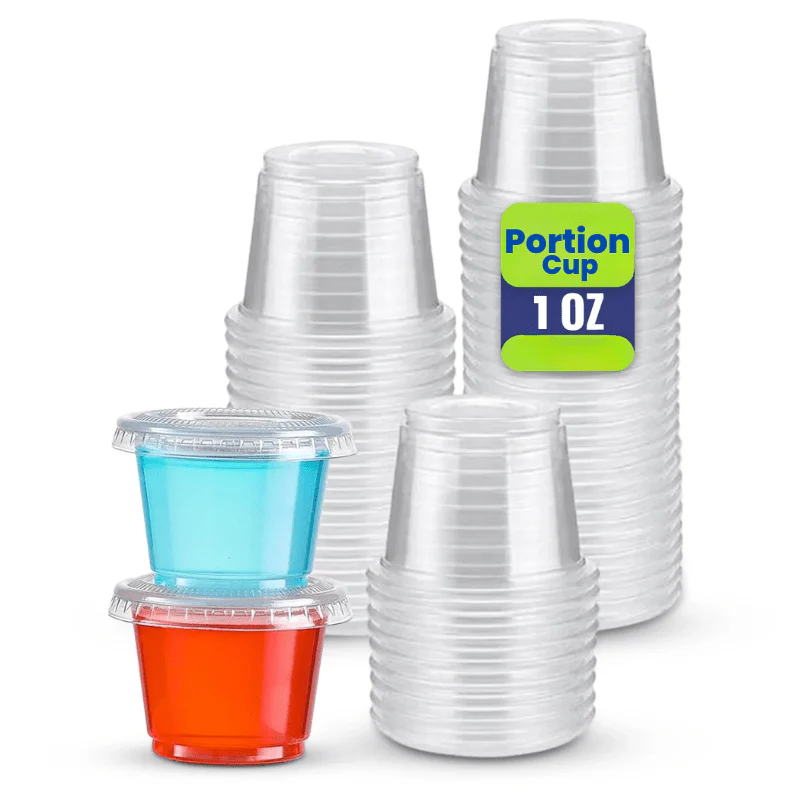 PP Portion Cup / Sauce Cup / Ramekin / Souffle Cup - Ideal for Dips, Sauces & Condiments