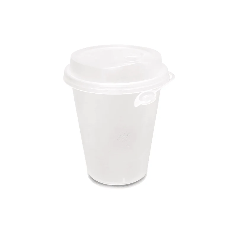 PP Frosted Juice Cup  with Lid 90MM