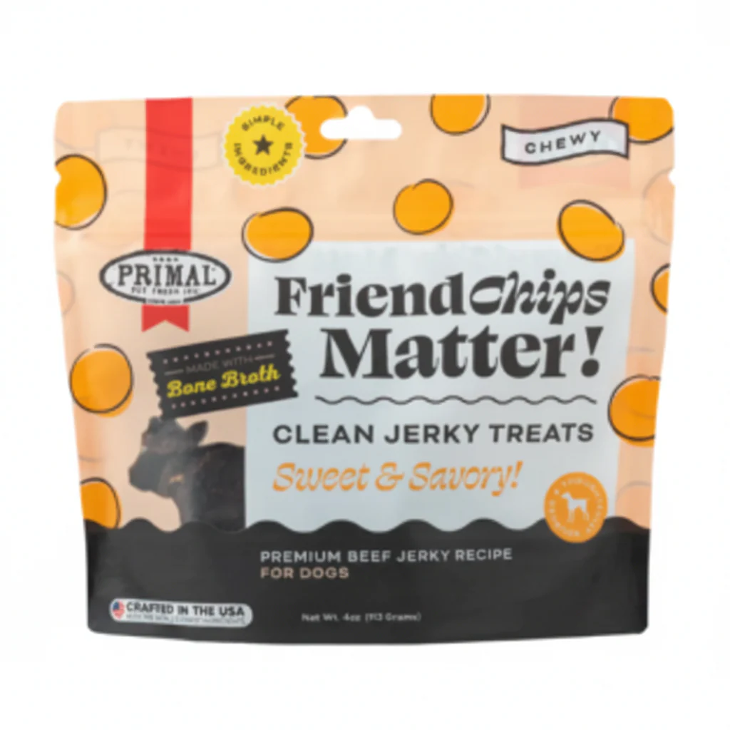 Primal FriendChips Matter Beef with Broth Jerky Treat 4oz