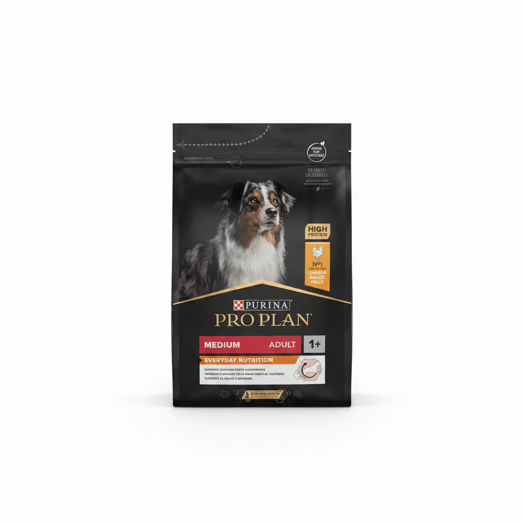 Purina Pro Plan Everyday Nutrition Medium Adult, Dry Dog food with Chicken, 3 kg