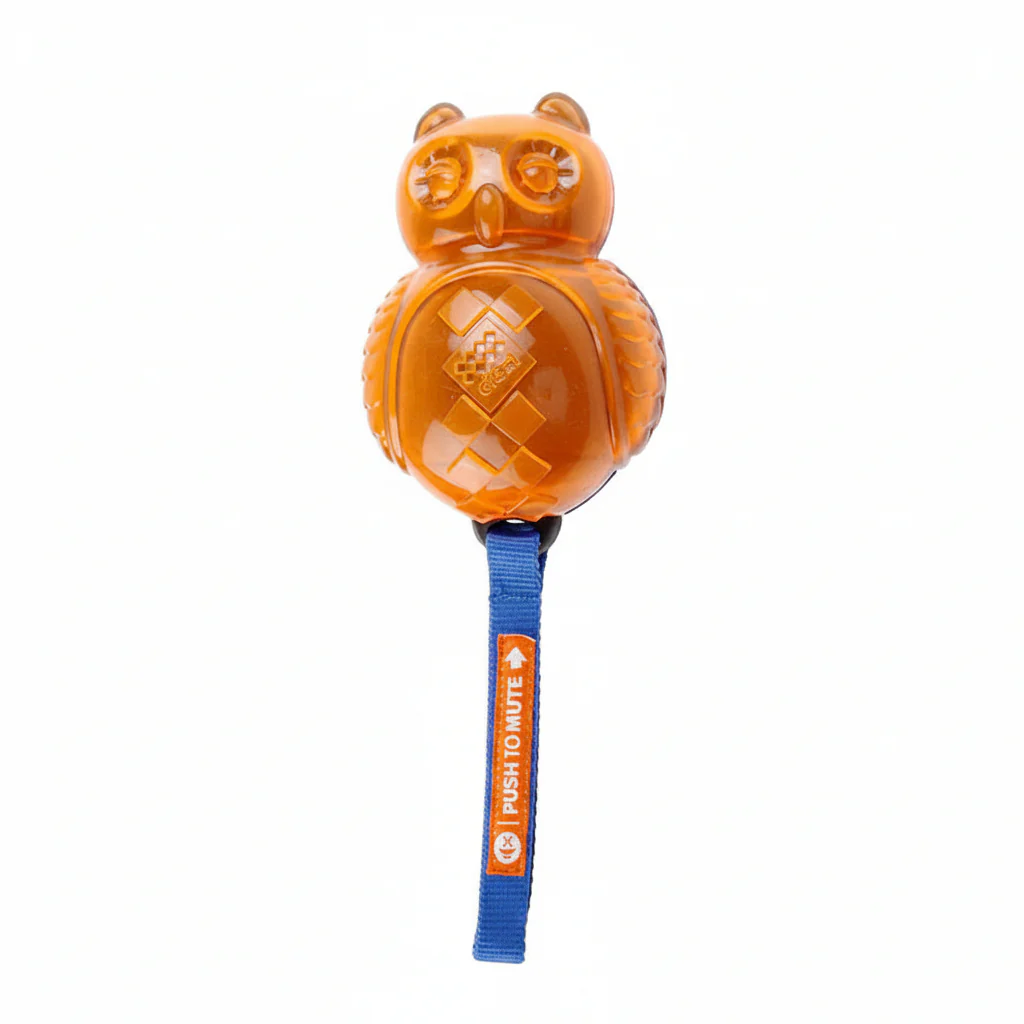 Push to Mute OWL Blue/Orange Solid/Transparent