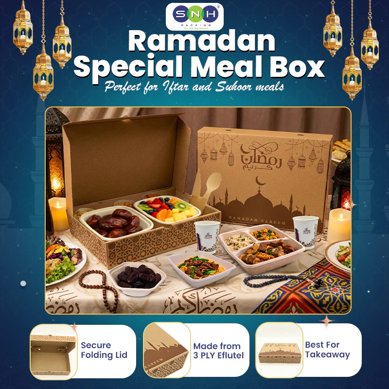 Ramadan Special Meal Box Perfect for Iftar & Suhoor (32×22.8×7cm) - Image 2