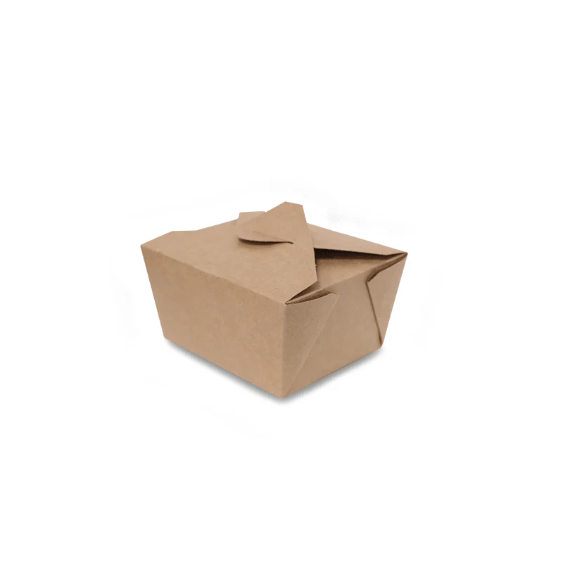 Rectangular Brown Kraft Takeaway Boxes Durable Food Packaging Box - Image 3