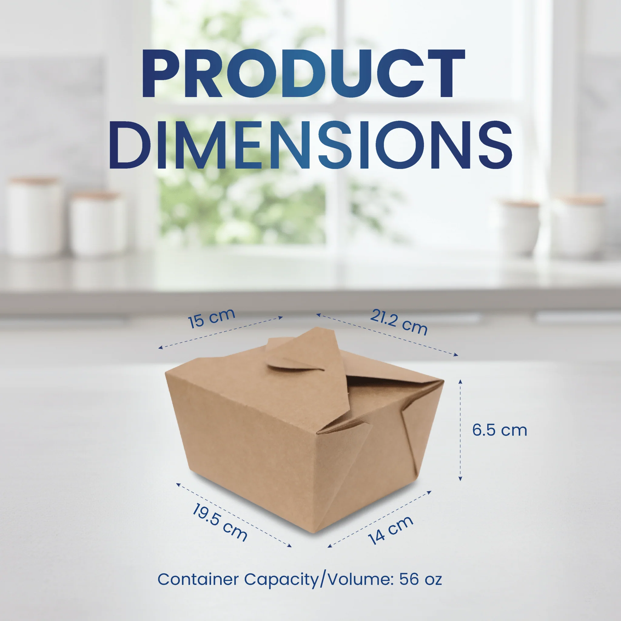 Rectangular Brown Kraft Takeaway Boxes Durable Food Packaging Box - Image 9