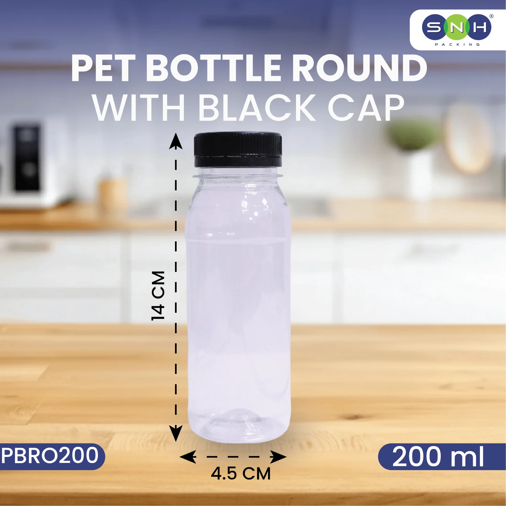 Round PET Bottles with Cap Leak Proof & Food Grade - Image 3