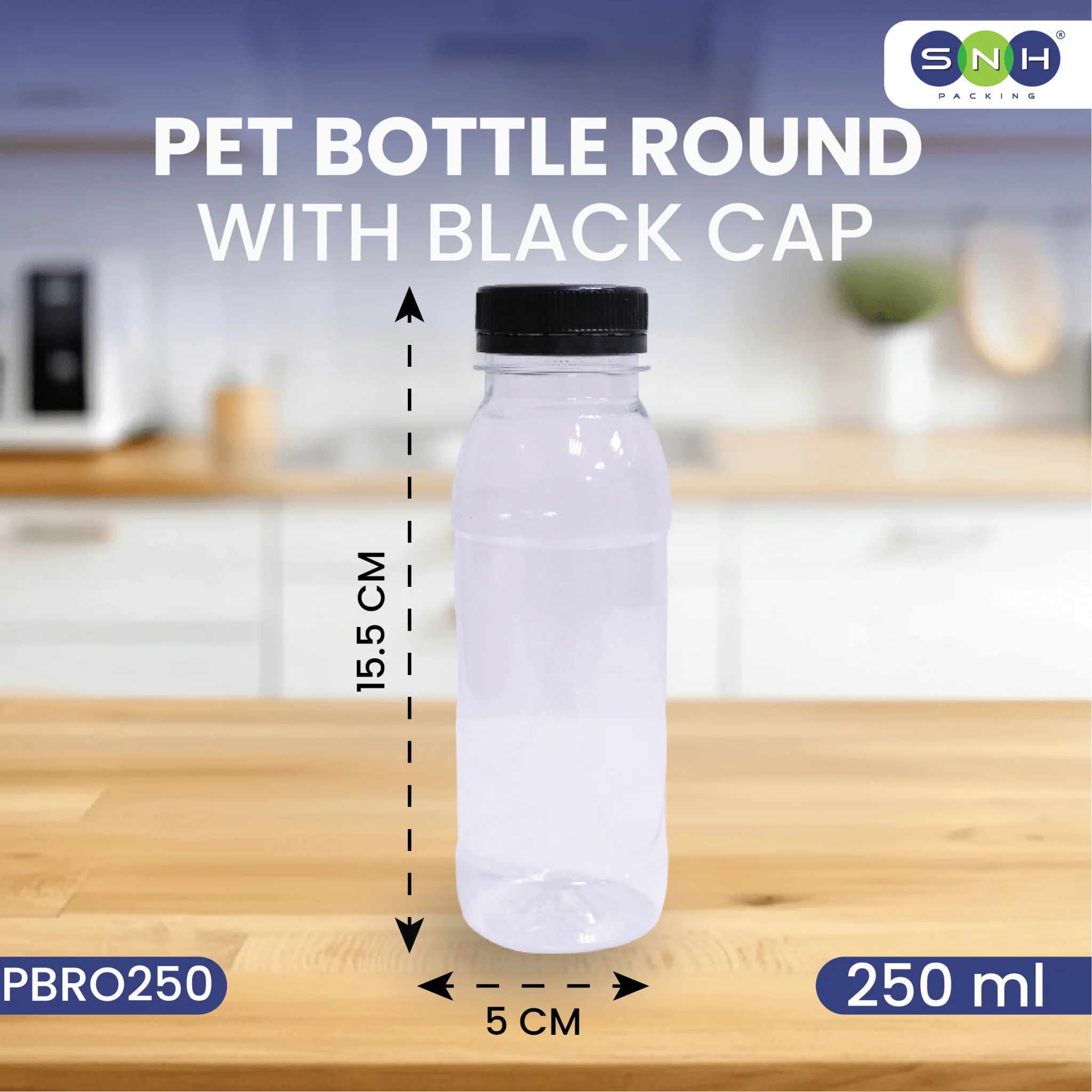 Round PET Bottles with Cap Leak Proof & Food Grade - Image 4