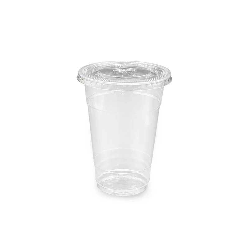 RPET Cups With Lid - Disposable Cold Drink Cups - Image 5
