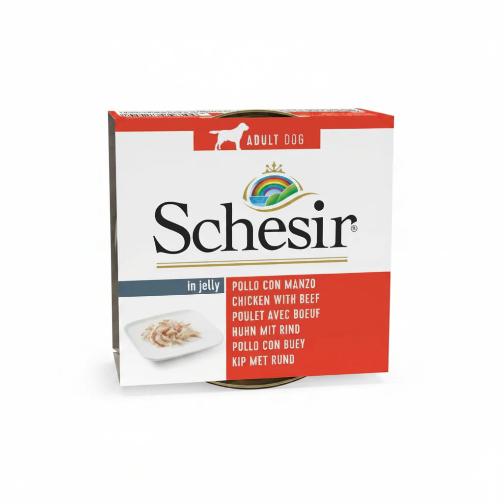 Schesir Dog Wet Food-Chicken Fillets With Beef[Weight - 150g]
