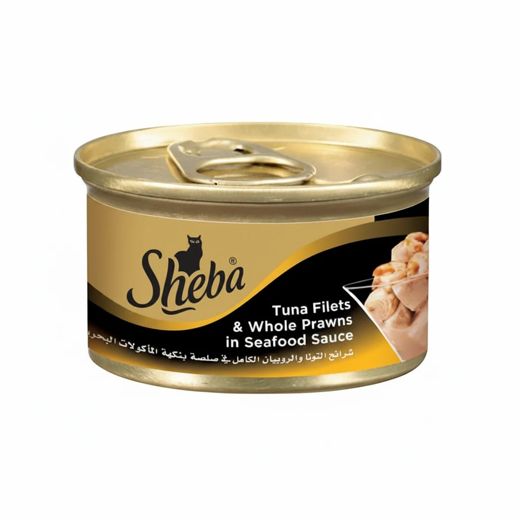Sheba Tuna & Prawn in Sea Food Wet Cat Food - 85G