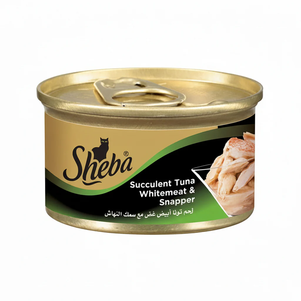 Sheba Tuna Whitemeat and Snapper Wet Cat Food - 85G