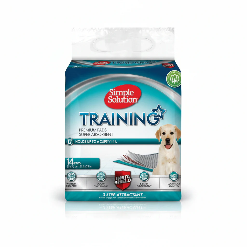 Simple Solution Premium Dog and Puppy Training Pads Pack of 14