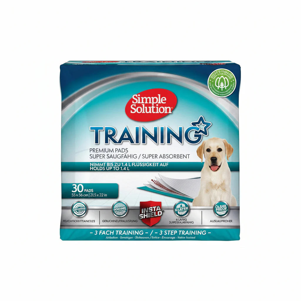 Simple Solution Premium Dog and Puppy Training Pads (Pack of 30)