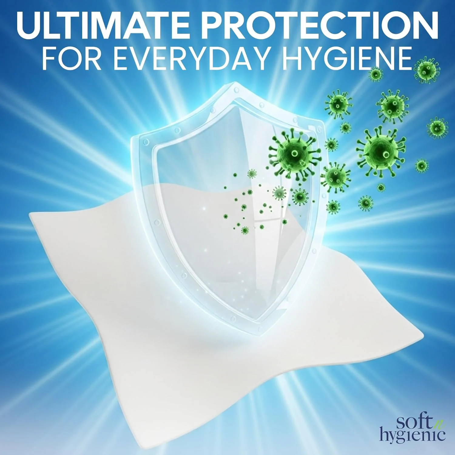 Soft & Hygienic Nylon Facial Tissues  200 Sheets 2Ply - Image 6