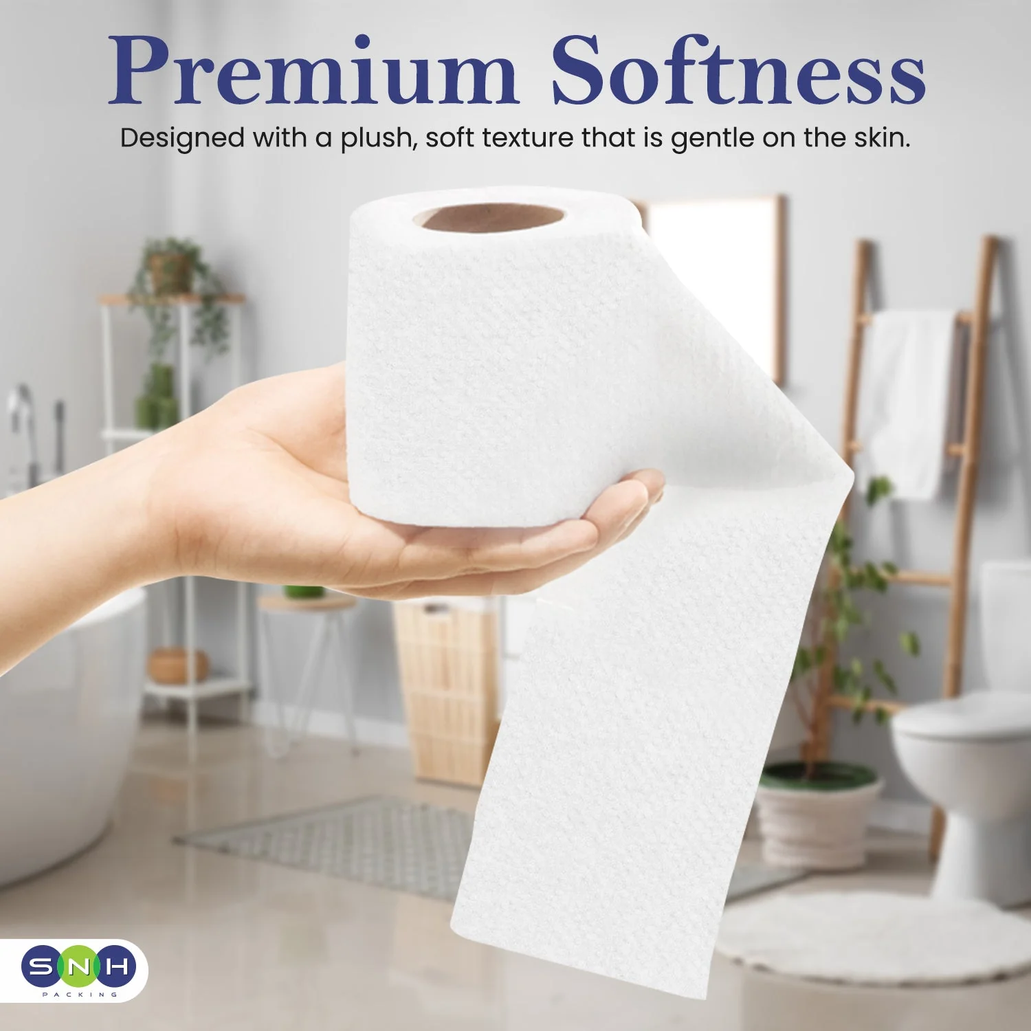 Soft & Hygienic Toilet Roll  100 Sheets 10 Rolls PKT - Image 2