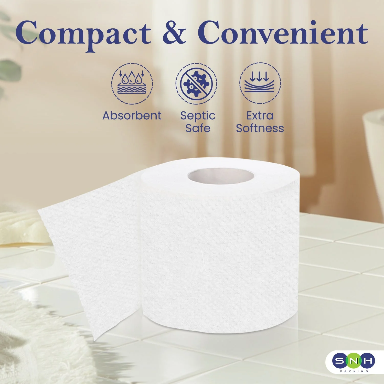 Soft & Hygienic Toilet Roll  100 Sheets 10 Rolls PKT - Image 4