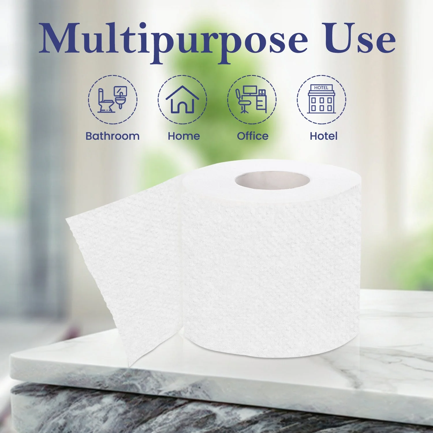 Soft & Hygienic Toilet Roll  100 Sheets 10 Rolls PKT - Image 6