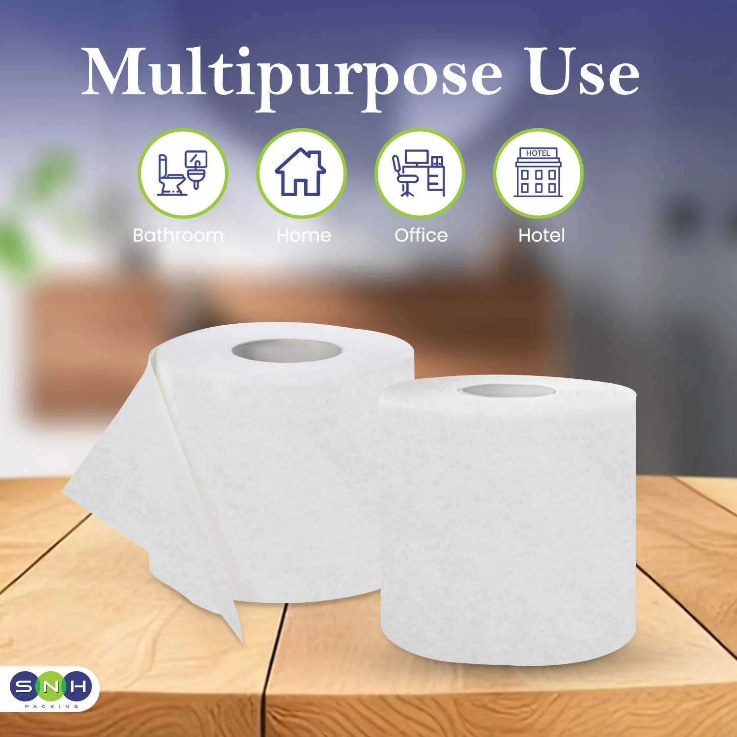 Soft & Hygienic Toilet Roll  400 Sheets  10 Rolls PKT - Image 2