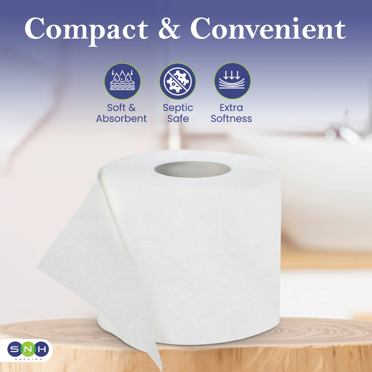 Soft & Hygienic Toilet Roll  400 Sheets  10 Rolls PKT - Image 4