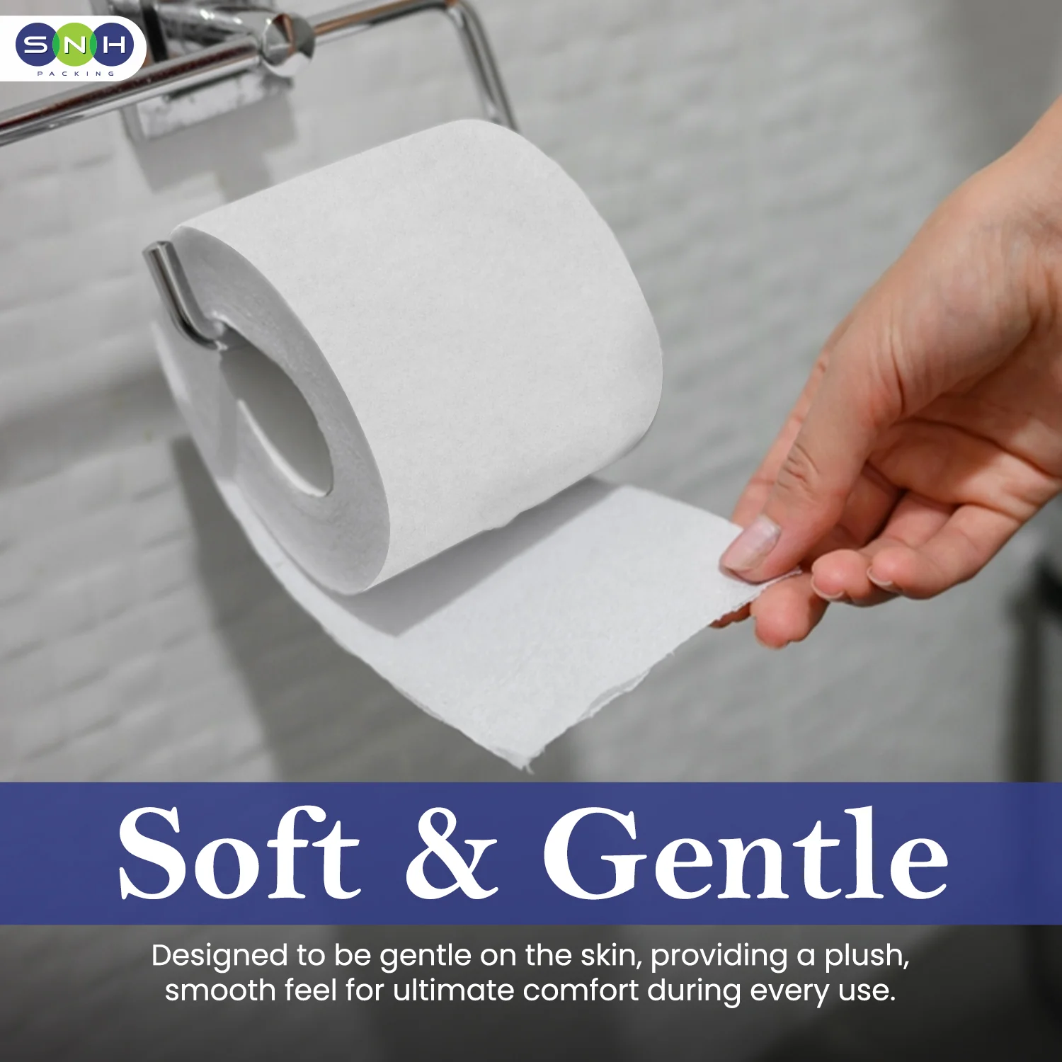 Soft & Hygienic Toilet Roll  400 Sheets  10 Rolls PKT - Image 6