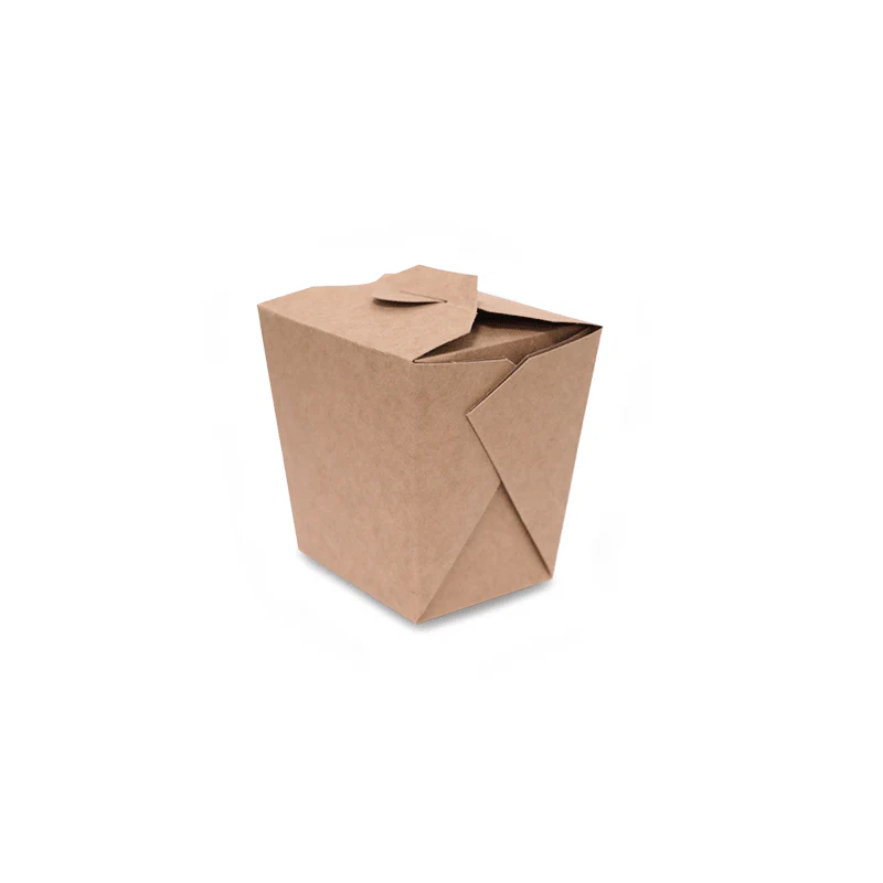 Square Brown Kraft Takeaway Boxes Durable Food Packaging - Image 3