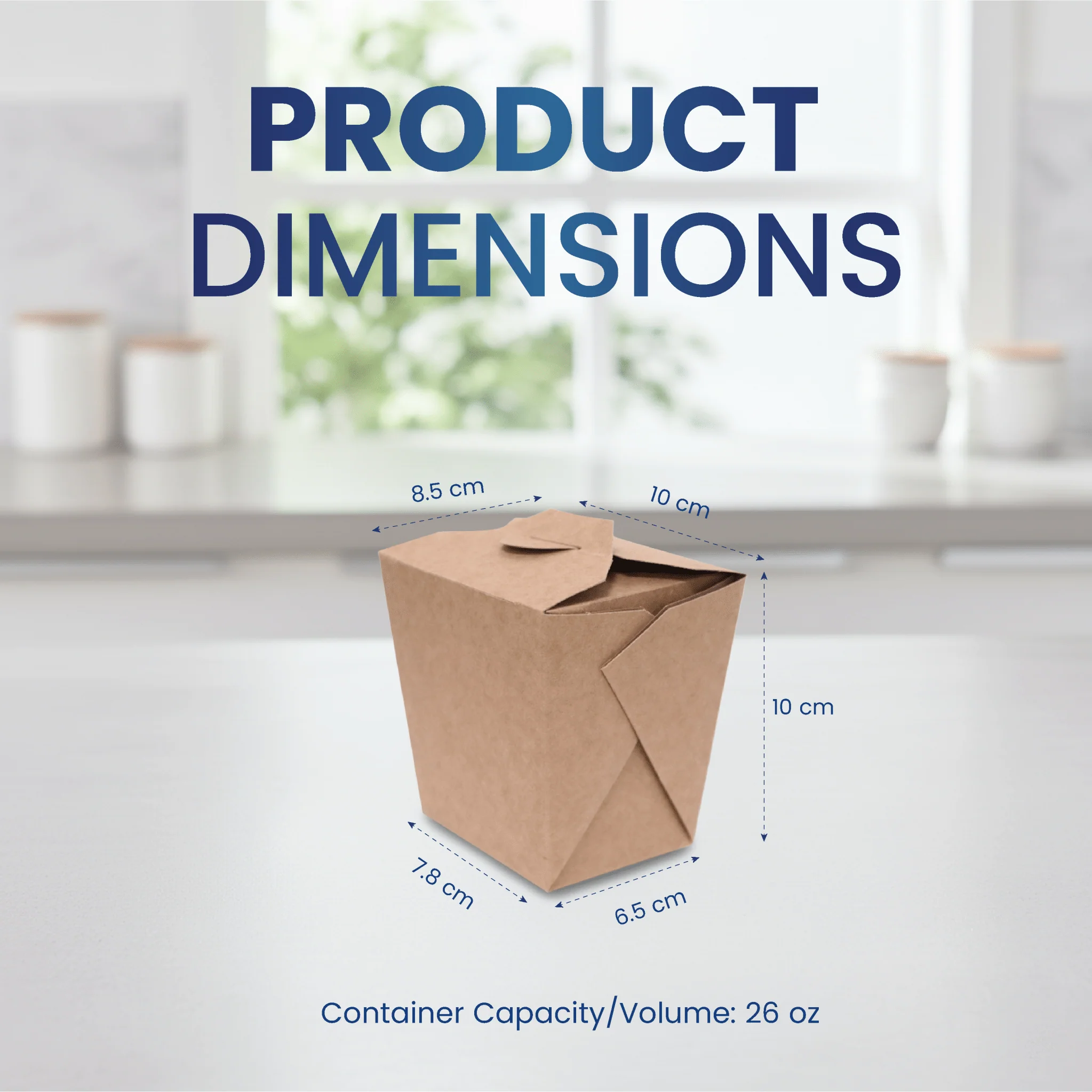 Square Brown Kraft Takeaway Boxes Durable Food Packaging - Image 6