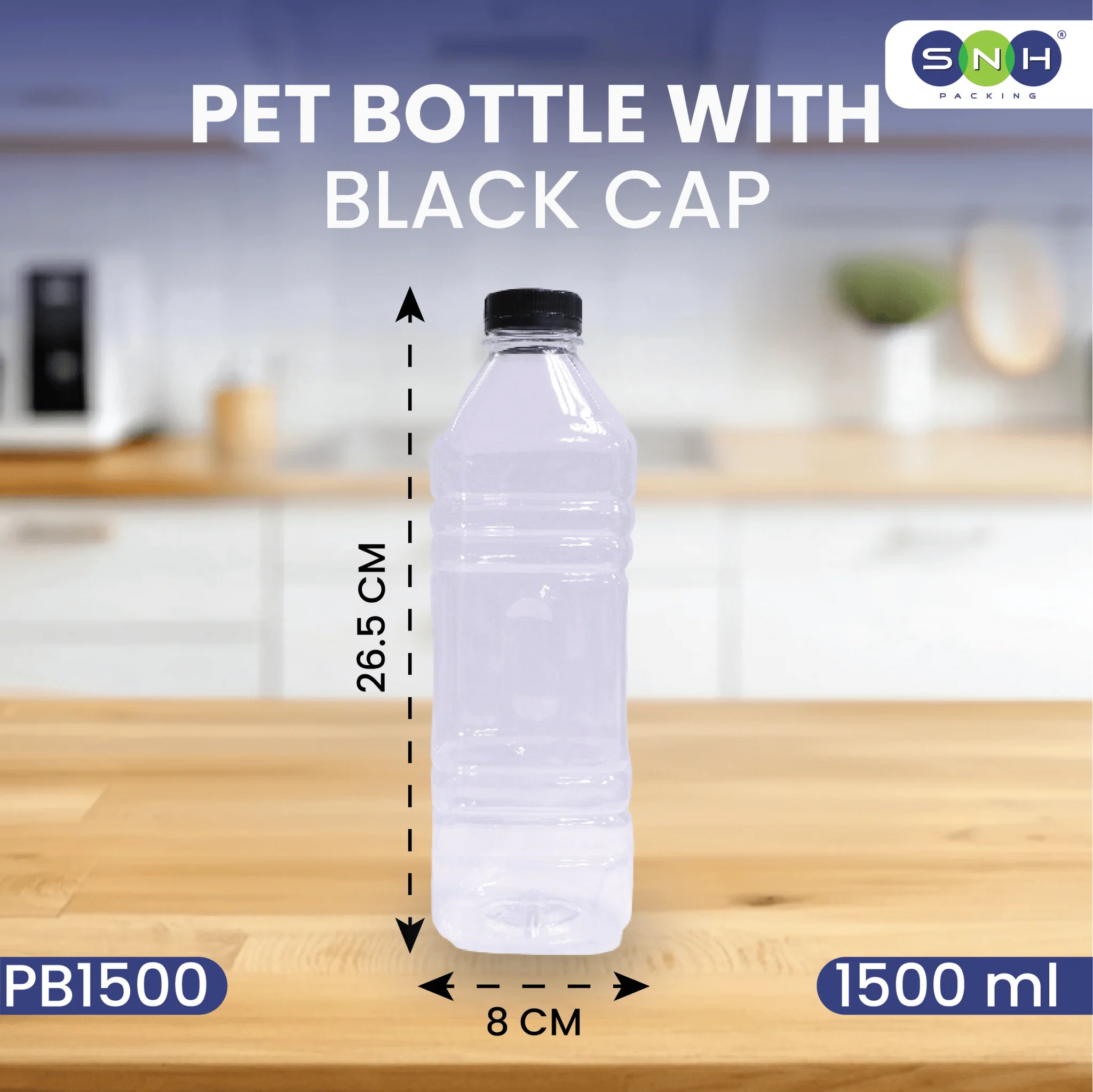 Square PET Bottles with Cap Leak Proof & Food Grade - Image 4