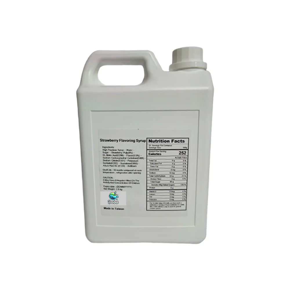 Strawberry Flavoring Syrup 2.5KG