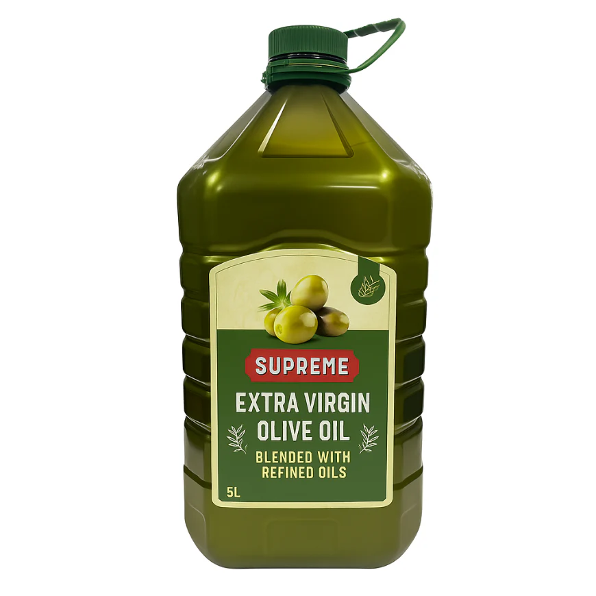 Supreme Extra Virgin Olive Oil  Blended with Refined Oils  5L