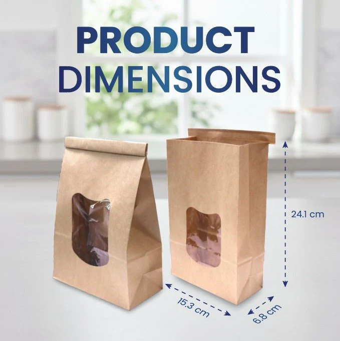 Tin Tie Brown Bags Durable Food Packaging & Storage Supplies - Image 5