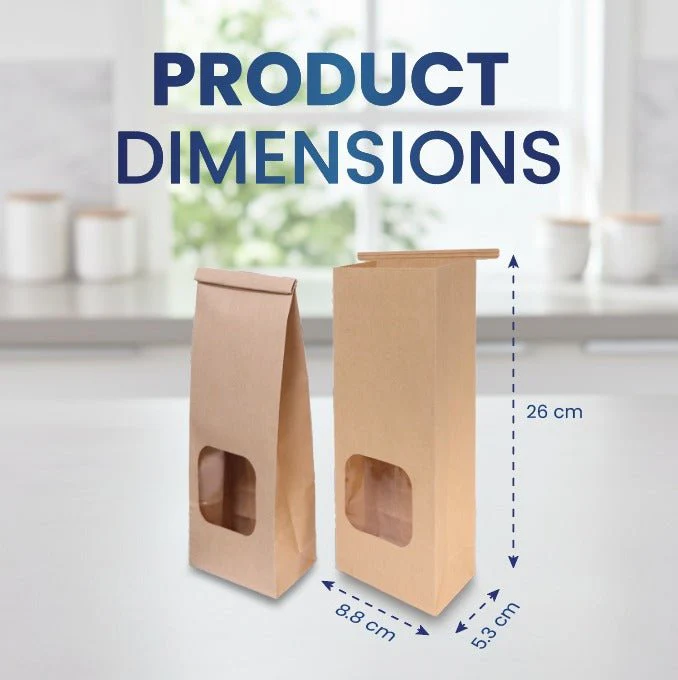 Tin Tie Brown Bags Durable Food Packaging & Storage Supplies - Image 7