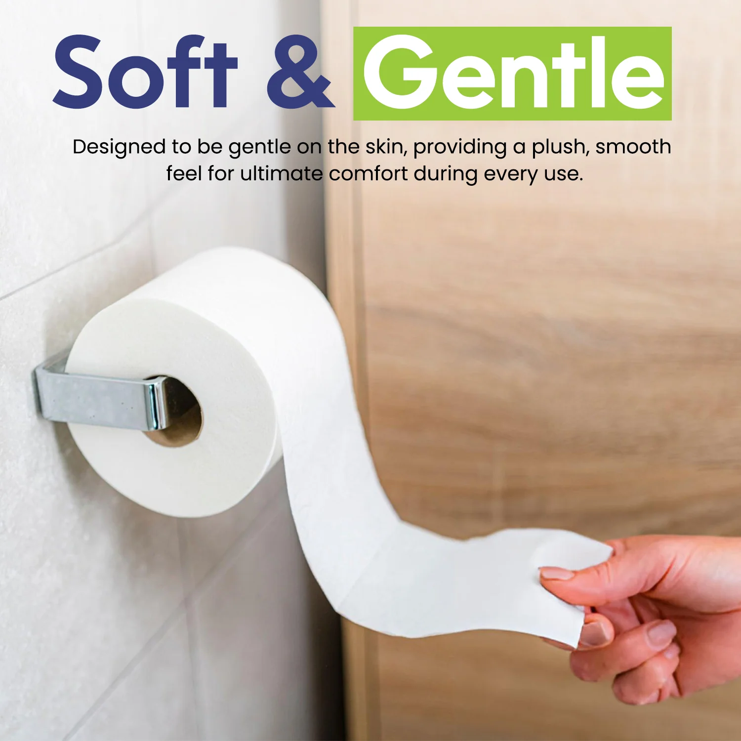 Toilet Roll Tissue  200 Sheets | Soft & Hygienic | 10 Rolls PKT - Image 3