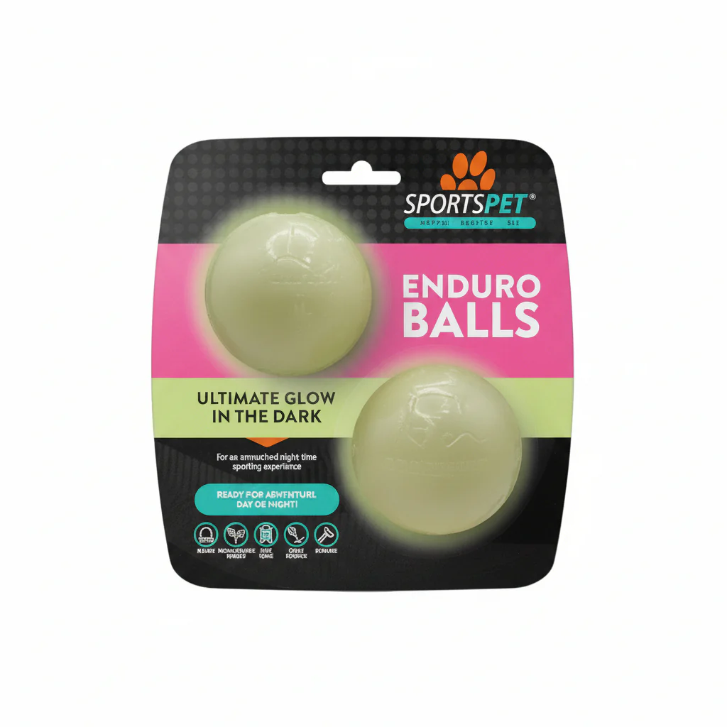 Trixie Flashing & Floating Ball Toy for Dogs GREEN - 7.5CM