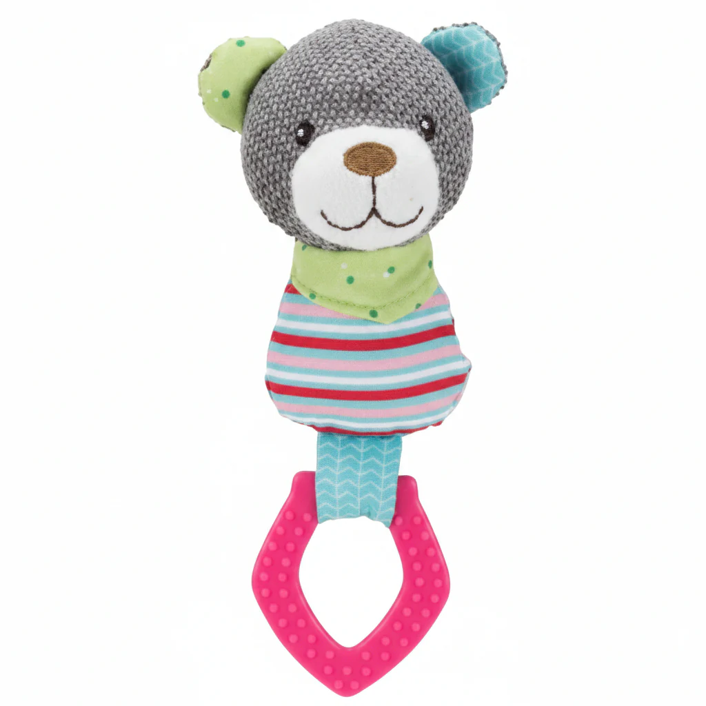Trixie Junior Bear Ring Fabric Toy for Dogs