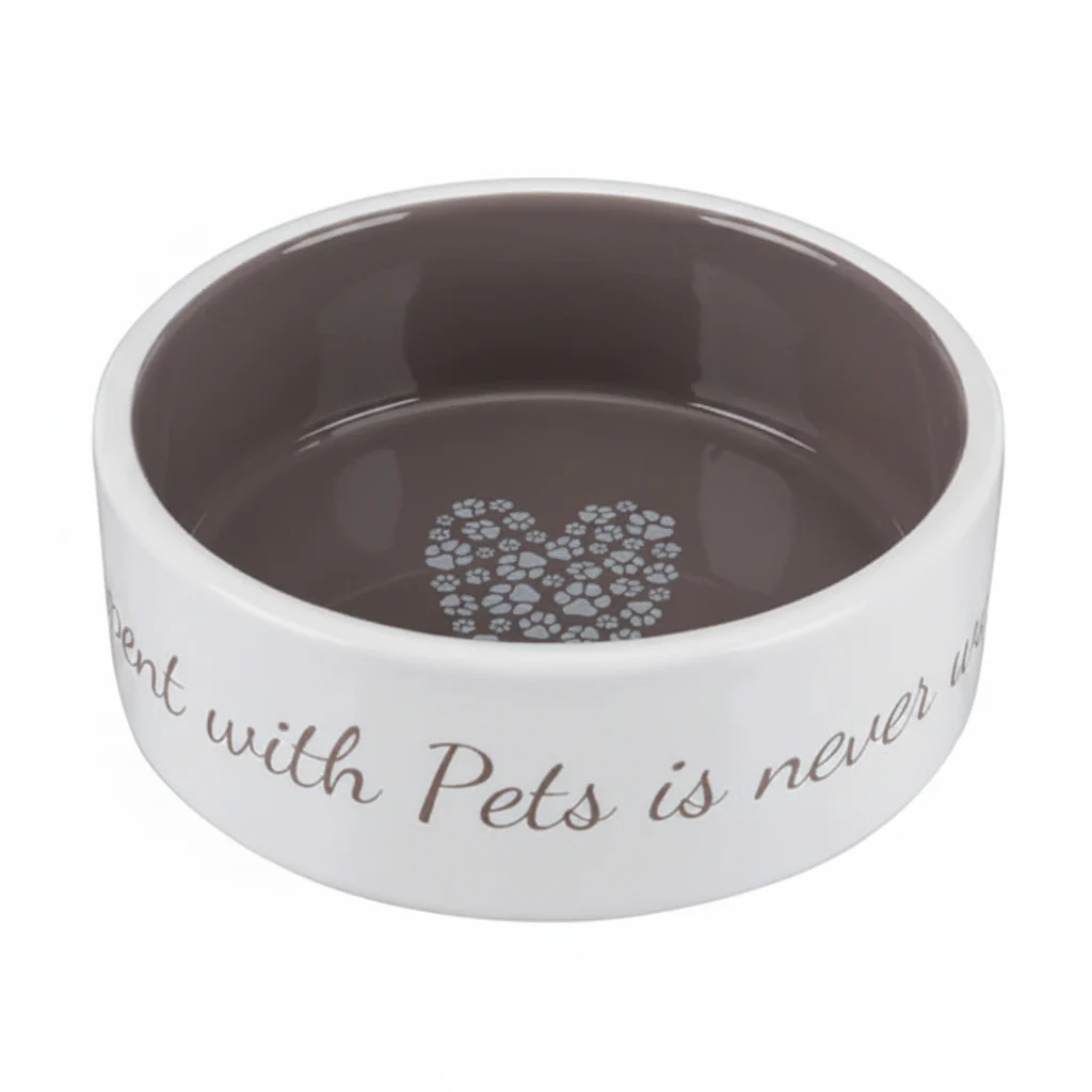 Trixie Pet's Home Ceramic Bowl for Dogs TAUPE - 1.4L