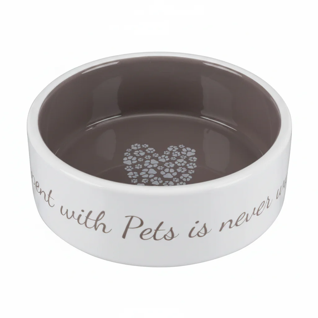 Trixie Pet's Home Ceramic Bowl for Dogs TAUPE - 300ML