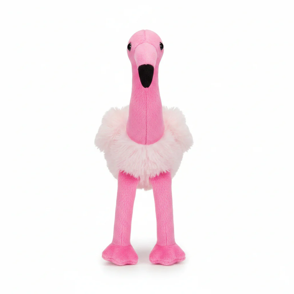 Trixie Pink Plush Flamingo Toy for Dogs PINK - 35CM