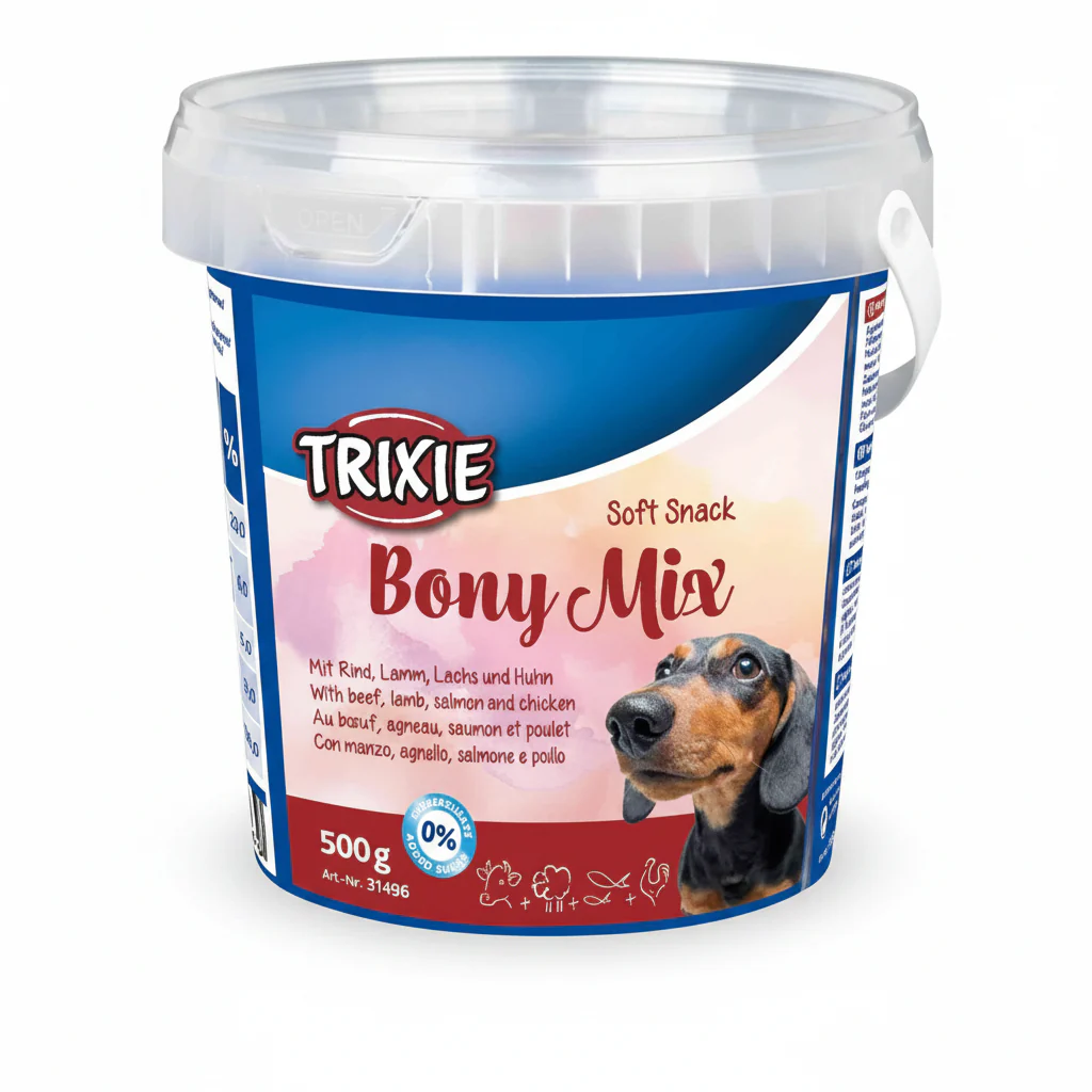 Trixie Soft Snack Bony Mix Dog Treats - 500G