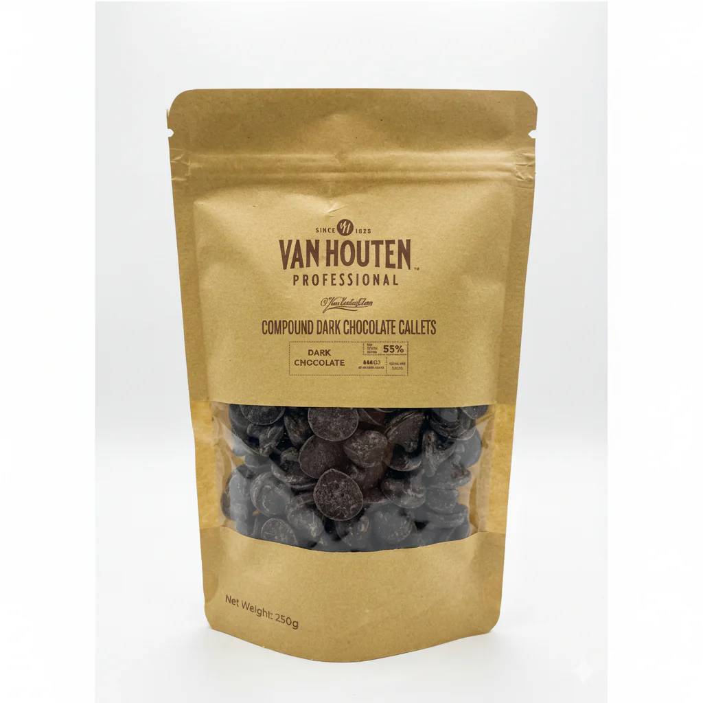 Van Houten Dark Chocolate Compound 250GRM