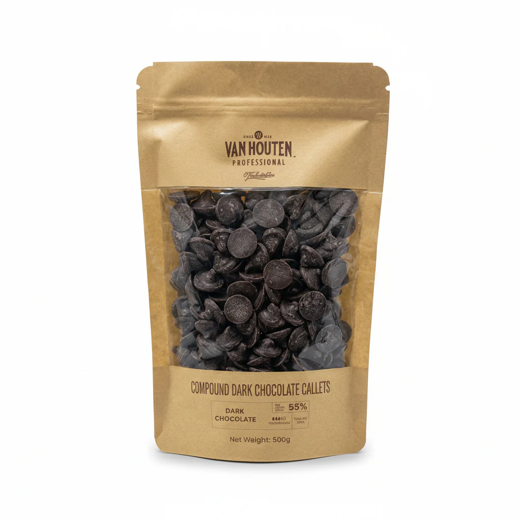 Van Houten Dark Chocolate Compound 500GRM