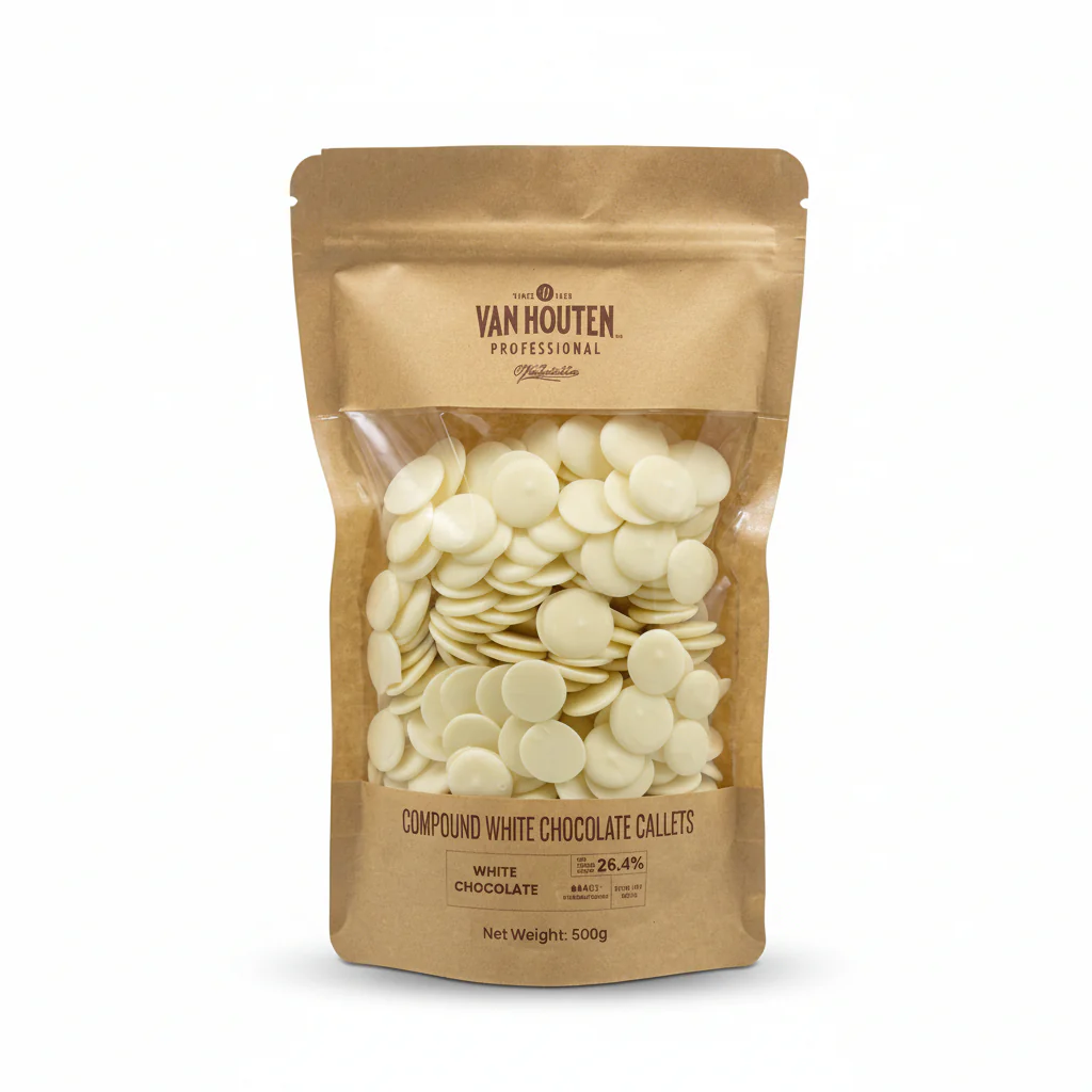 Van Houten White Chocolate Compound 500GRM