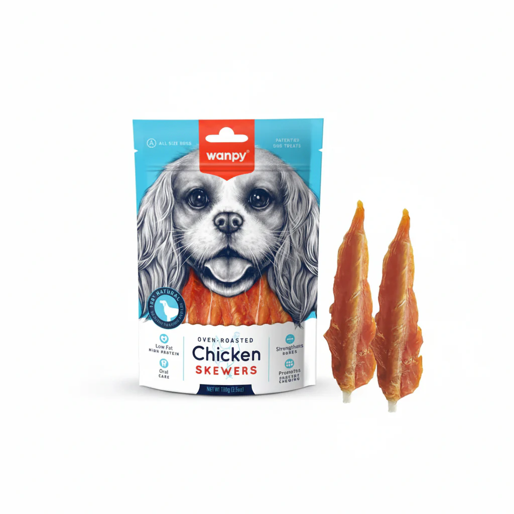 Wanpy Chicken Skewers 100g