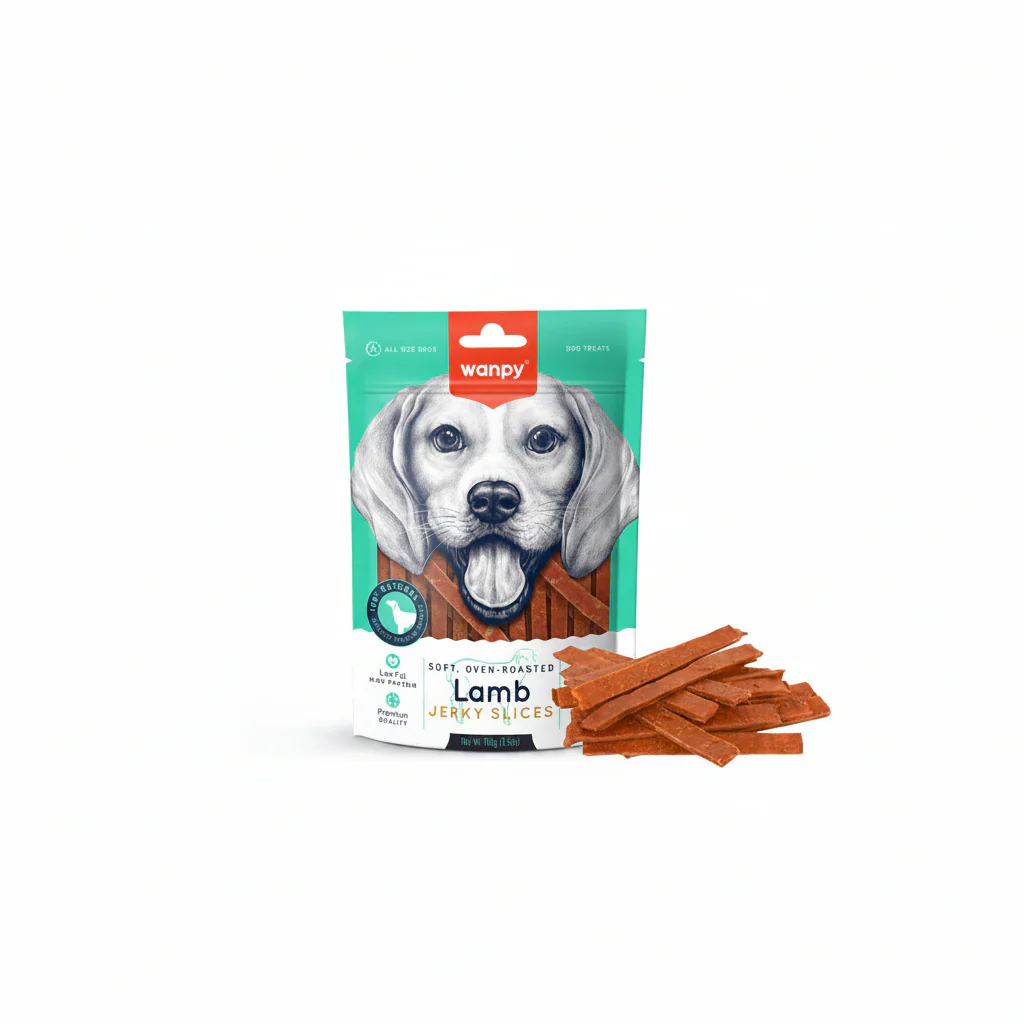 Wanpy Soft Lamb Jerky Slices 100g